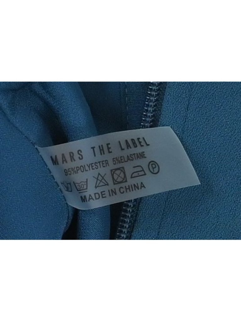 Mars The Label Ella Halter Neck Corset Top In Atlantic Blue — image 4 of 4